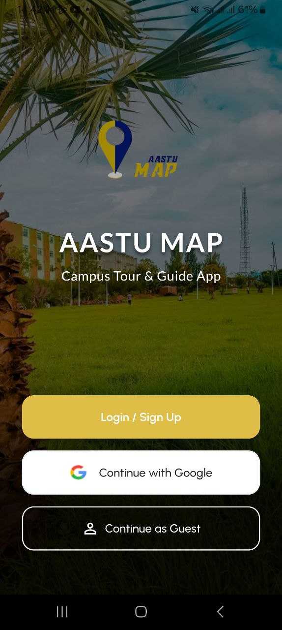 AASTU Map Screenshot - SignUp